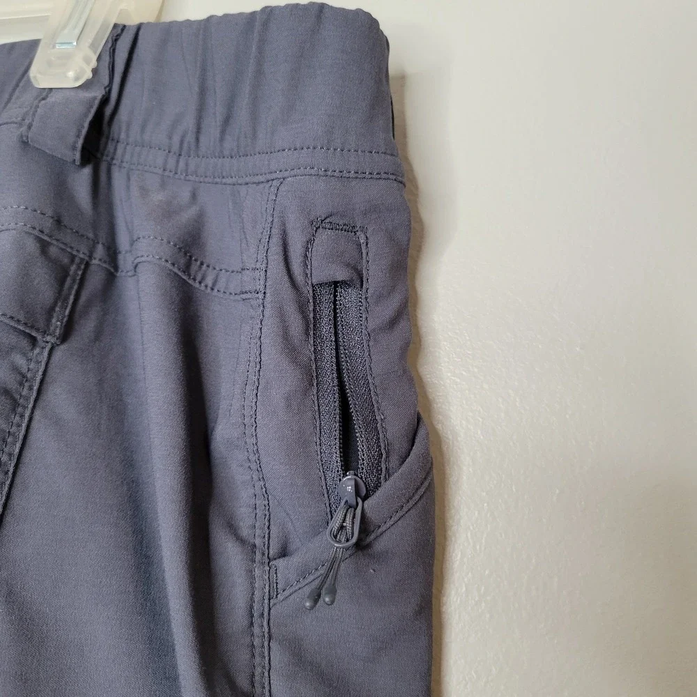 Duluth Trading Dry On The Fly Cargo Shorts Gray Women 20W Hiking Outdoor Utility